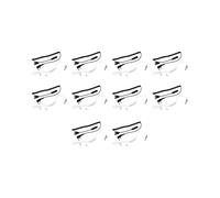 10X 2-Pin PTT Microfono Auricolare A 3.5mm Air Acustico del Tubo Ricevitore Telefonico per 888S UV-5R