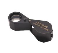 10X 20X 30X 40X Illuminated Jewelers Loupe Magnifier Foldable Jewelry Magnifier