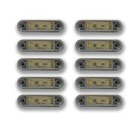 10x 24V 3 LED Bianco Anteriore Indicatore Laterale Accessorio Lampade Per Iveco