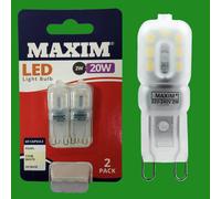 10x 2W=20W LED G9 Capsula 4000K Bianco Freddo Lampadina Ricambio Lampada Alogena [EEK: A+]