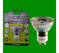 10x 3.2W (=35W) LED GU10 Istantaneo On Faretto Lampadine Bianco Caldo 2700K