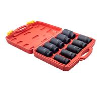10x 3/4'' Drive Deep Impact Socket Tool Set 80mm Lunghezza Tool Set 17-41mm