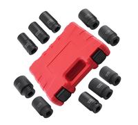 10x 3/4" Drive Deep Impact Socket Tool Set Metric Imperial Garage 22-41mm new