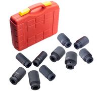 10x 3/4" Drive Deep Impact Socket Tool Set Metric Imperial Garage 22-41mm new