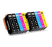 10x 364XL Cartucce per stampante compatibili con le cartucce HP 364XL per Photosmart 5520/10, 6510/20, 7510/20, Deskjet 3520, 3070A, 3522, Officejet 4610/20/22 (4 Neri, 2 Ciani, 2 Gialli, 2 Magenta)