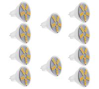 10X 3W MR11 GU4 250LM LED Lampadina Lampada 15 5630SMD Caldo Bianca - Legge8372 [EEK: A]