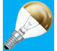 10x 40W Corona Oro Top Riflettore Regolabile Golf Lampadina, Ses ,E14,Piccolo