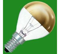 10x 40W Corona Oro Top Riflettore Regolabile Golf Lampadina, Ses ,E14,Piccolo