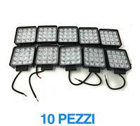 10X 48W WATT LED LUCE FARO 12V LAMPADA DA LAVORO FARETTO AUTO BARCA CAMION