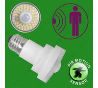 10x 4W LED Tramonto fino A Alba Pir Motion Sensore Sicurezza Notte Lampadina E27 [EEK: A + +]
