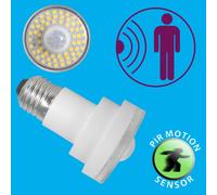 10x 4W LED Tramonto fino A Alba Pir Motion Sensore Sicurezza Notte Lampadina E27 [EEK: A + +]