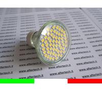 10x 60 LED FARETTO DICROICA 120° GU10 BIANCO CALDO 3,5w 220v LAMPADINE LUCI