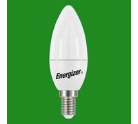 10X 7.3W (=60W) Candela LED Satinata Edison SES E14 Luce Diurna 6500K Lampadina