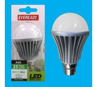 10x 8W (=40W) LED GLS A60 Bianco Caldo 3000K Lampadine, Baionetta B22 Lampade [EEK: A]