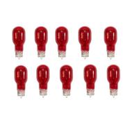 10x 921 Rosso Luce Lampadina Targa Cupola Tronco Cargo Coda Stop Backup Lampada