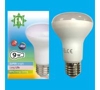 10X 9W R63 LED Riflettore Spotlight Lampadine E27 ES 6500K Luce Diurna Bianca