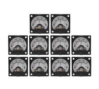 10X AC 0-300V Quadrante Rotondo Voltmetro Analogico Nero X7W89978