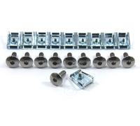 10x Acciaio Inox carenatura Bulloni M6 6mm x 20mm Grande Pan Testa + Spira
