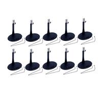 10x Action Figure Display Stand Rack 6a staffa per tipo U ad anello nero