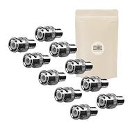 10x Adattatore BNC Maschio RCA Femmina coassiale - Connettore video e s-video - Adaptout marca francese