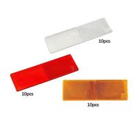 10x Adesivi Riflettenti Nastro Decal Riflettore Pannello Firmare per
