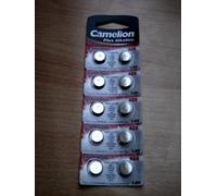10x AG9 Camelion batterie plus alcaline 394, LR45, SR936W, GP94A