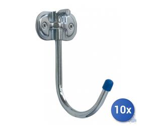 10x Aldeghi gancio Ripiegabile In Acciaio Zincato 4080Az080 Cm 8