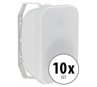 10x Altoparlante Casse Diffusori HiFi Parete Muro Tenuto Stagna Esterno IP56 60W