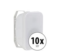10x Altoparlante Casse Diffusori HiFi Parete Muro Tenuto Stagna Esterno IP56 Set