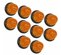10x Ambra Alveare Lato Evidenziatore Luce Occhiello 16-LED Cab & Letto Rimorchio