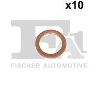 10x Anello di tenuta, vite di scarico olio Rame 397.980.010 FA1 per BMW OPEL
