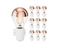 10x applique FEL porcellana bianca lucida angolare 1x E27 max. 300W