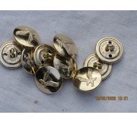 10X Army Air Corps, AAC Bottoni, Alluminio Anodizzato Staybright, 19Mm