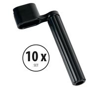 10x Avvolgicorde per Chitarra Acustica Elettrica Manuale Nero String Winder Set