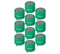 10x Batteria a bottone NiMH 250mAh 3,6V