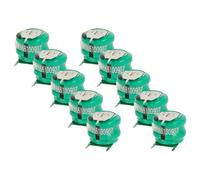 10x Batteria a bottone NiMH di ricambio (2x cella) tipo V80H 80mAh 2,4V