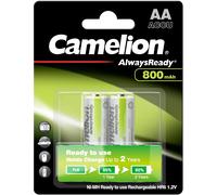 10x Batteria Camelion AlwaysReady Ni-MH AA Mignon HR6 1,2V 800 mAh (Blister d...