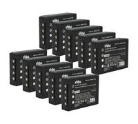 10x Batteria per HBC Radiomatic Eco 2000mAh
