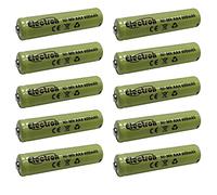 10x Batteria ricaricabile Ni-Mh ministilo mini stilo AAA 1,2V 600mAh micro telefoni cordless luce flash mignon giocattoli telecomando
