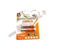10x BATTERIE AAA 2300 mAh MINI STILO RICARICABILI FOTOCAMERA PILE TORCIA LETTORI