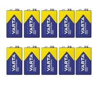 10x Batterie Alcaline 9V R-9 6LR61 Varta Industrial Pro