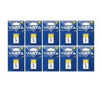 10x Batterie Alcaline Blocco 9V VARTA Energy 4122 MN1604 PP3
