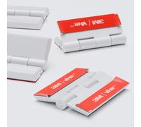 10x Bianco Cerniere acriliche - Non è necessaria la colla, Autoadesivo. 45mm