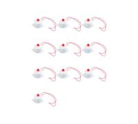 10X BJ-3 AC220V LED Industriale Lampeggiante Rosso Allarme Sirena Cicalino 100dB Bianco