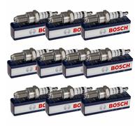 10x BOSCH Candela Super 4 per VW Golf i Cabriolet 155 1.8 BMW 3er E30 320i