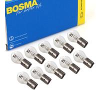 10X BOSMA Lampadina Bilux Moped Moto 12V 35/35W BA20D S2