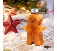 10x Bottiglie di succo di omino di cartone animato con tappi Contenitore per