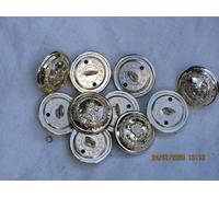 10X Bottoni Gordon Highlanders, Alluminio Anodizzato Staybright 1952-1994, Gaunt