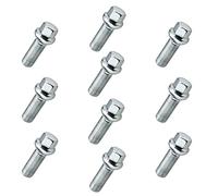 10x Bullone per ruota M15x1,25 x 45 mm con sede sferica - 17 mm lunghezza selezionabile compatibile con Mercedes GLE GLS