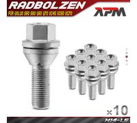 10X Bullone Ruota Vite Per Volvo S60 S80 V60 V70 XC40 XC60 XC70 XC90